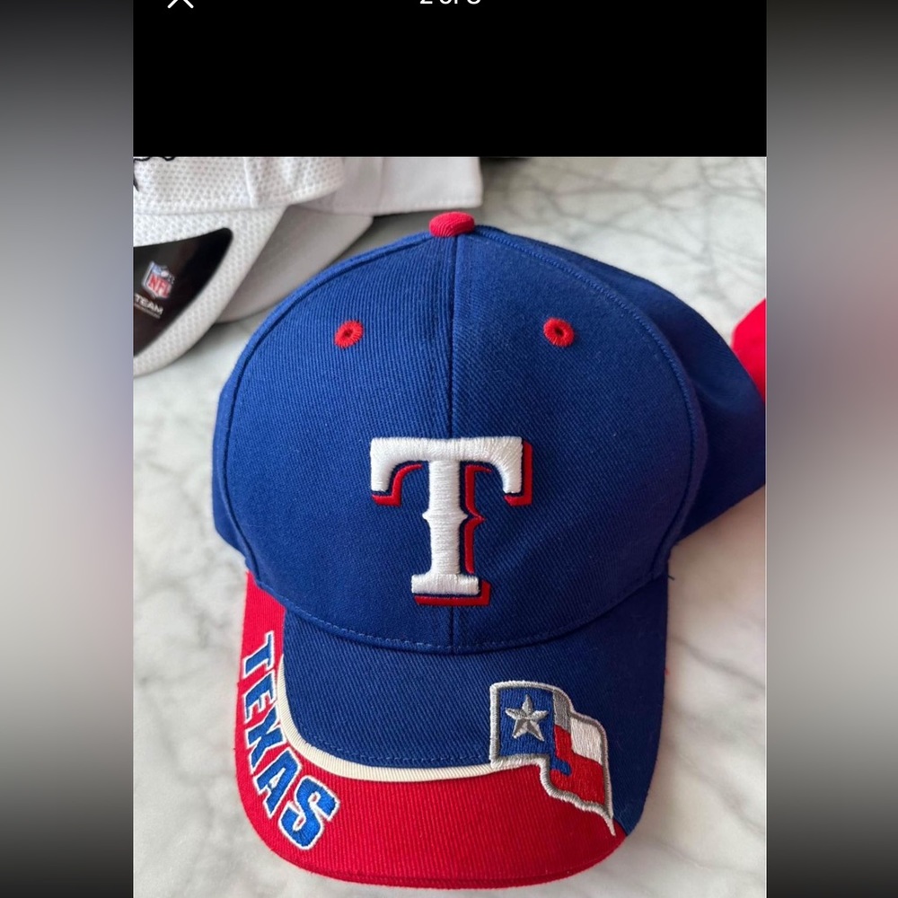 Texas Rangers Youth Snapback Hat Set of 2 MLB - Picture 2 of 7